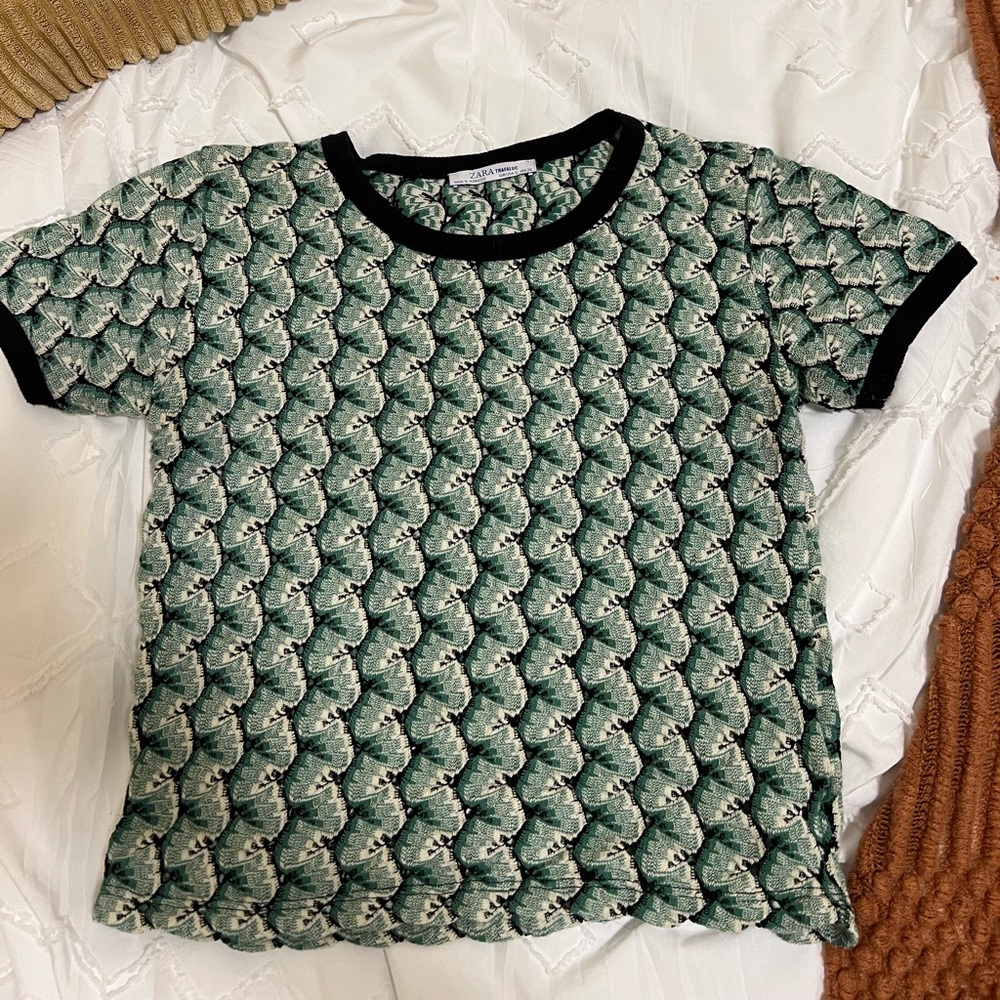 Zara crochet top